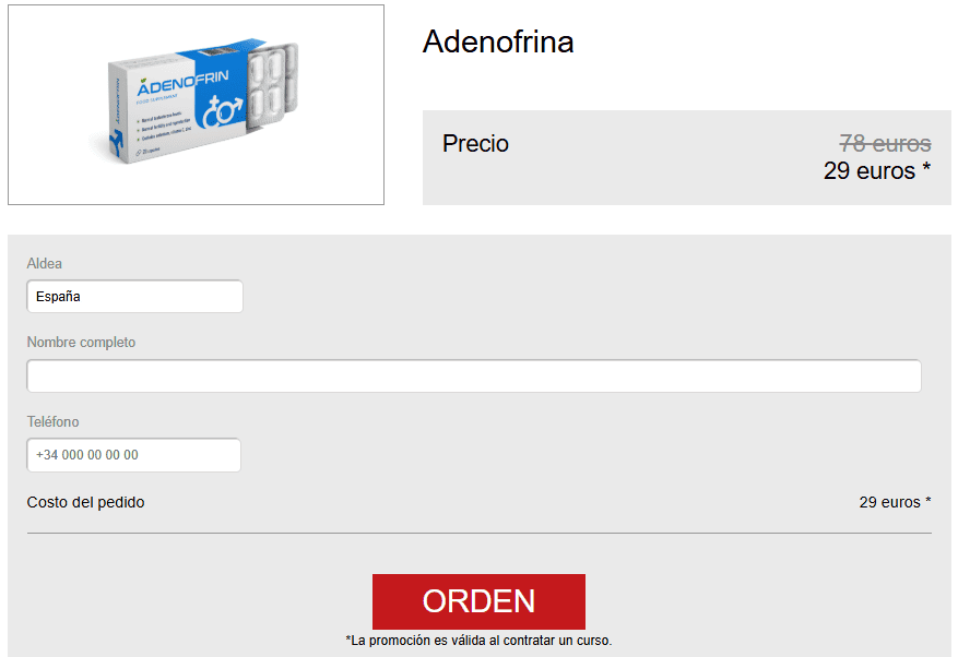 Adenofrin cápsulas potencia
