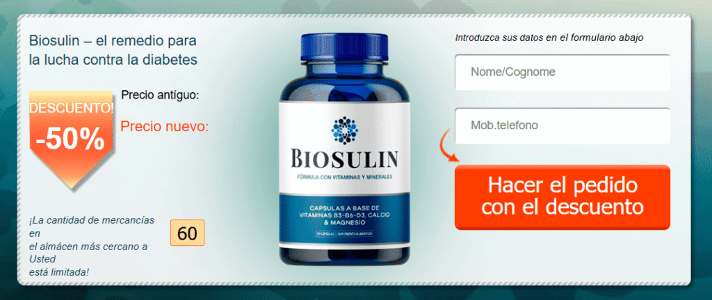 Biosulin precio