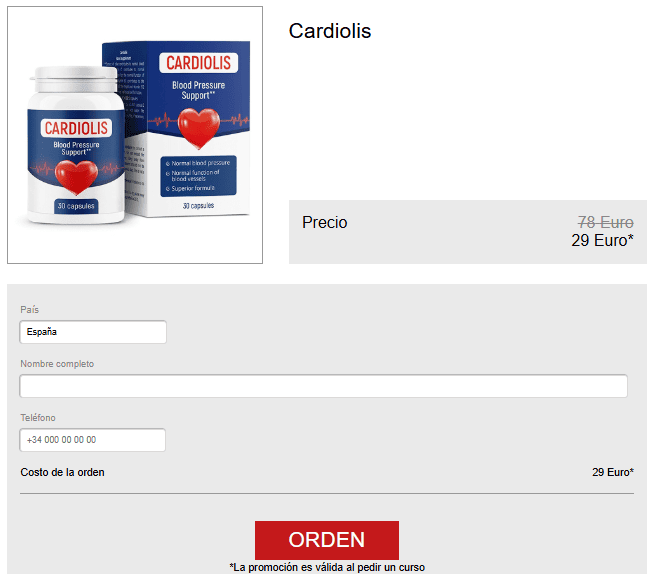 Cardiolis Precio en España