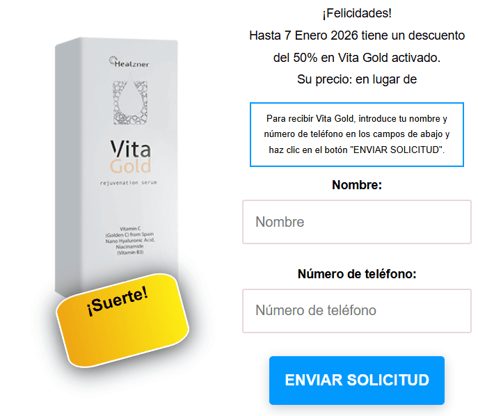 Healzner Vita Gold Suero