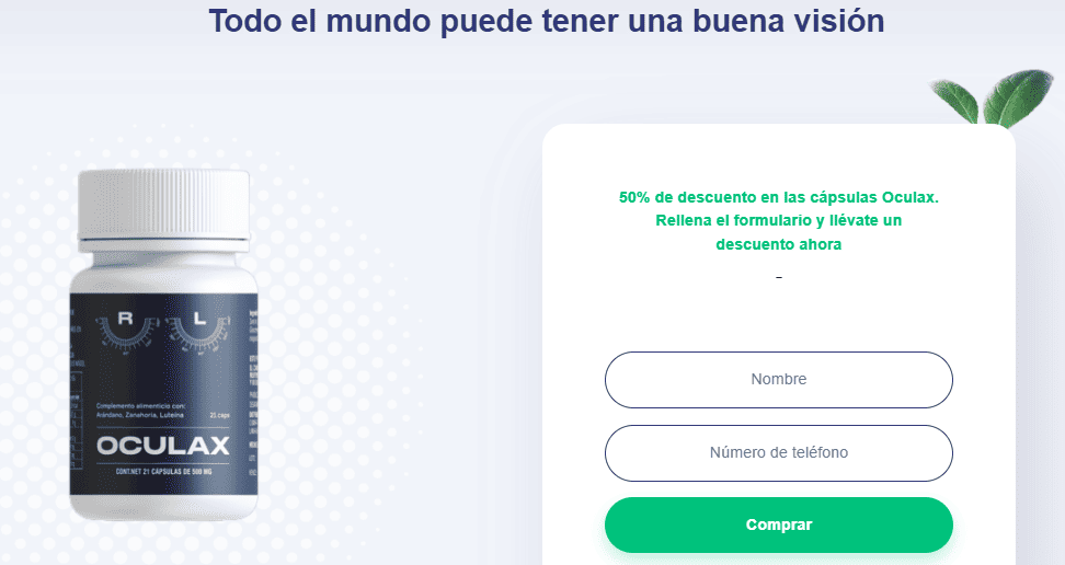 Oculax Cápsulas precio en México
