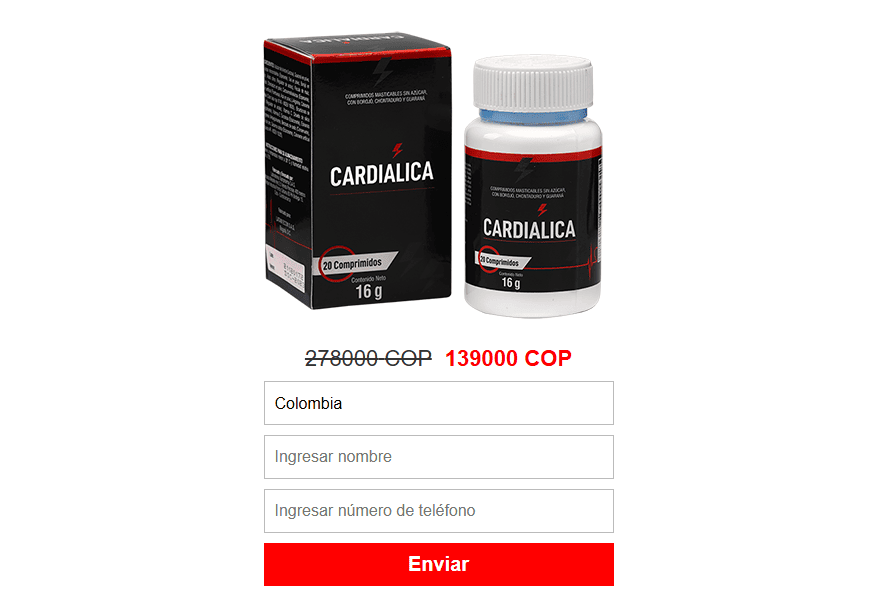 Cardialica precio Colombia