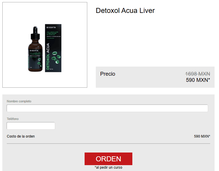Detoxol Acua Liver precio